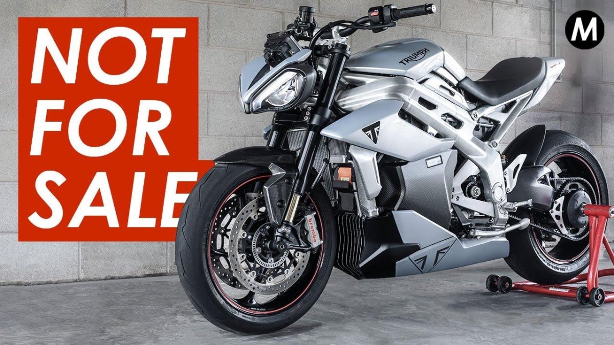 Электрический мотоцикл Триумф