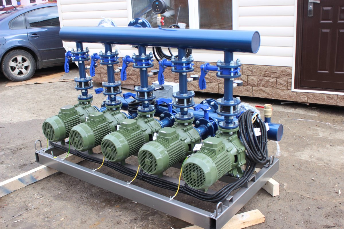 Насосная станция для внутрипарковой перекачки нефти