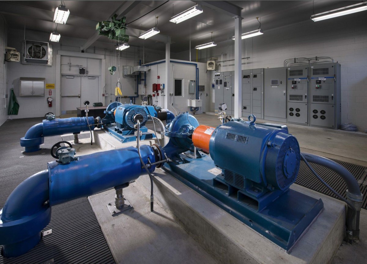 Насосная станция для внутрипарковой перекачки нефти