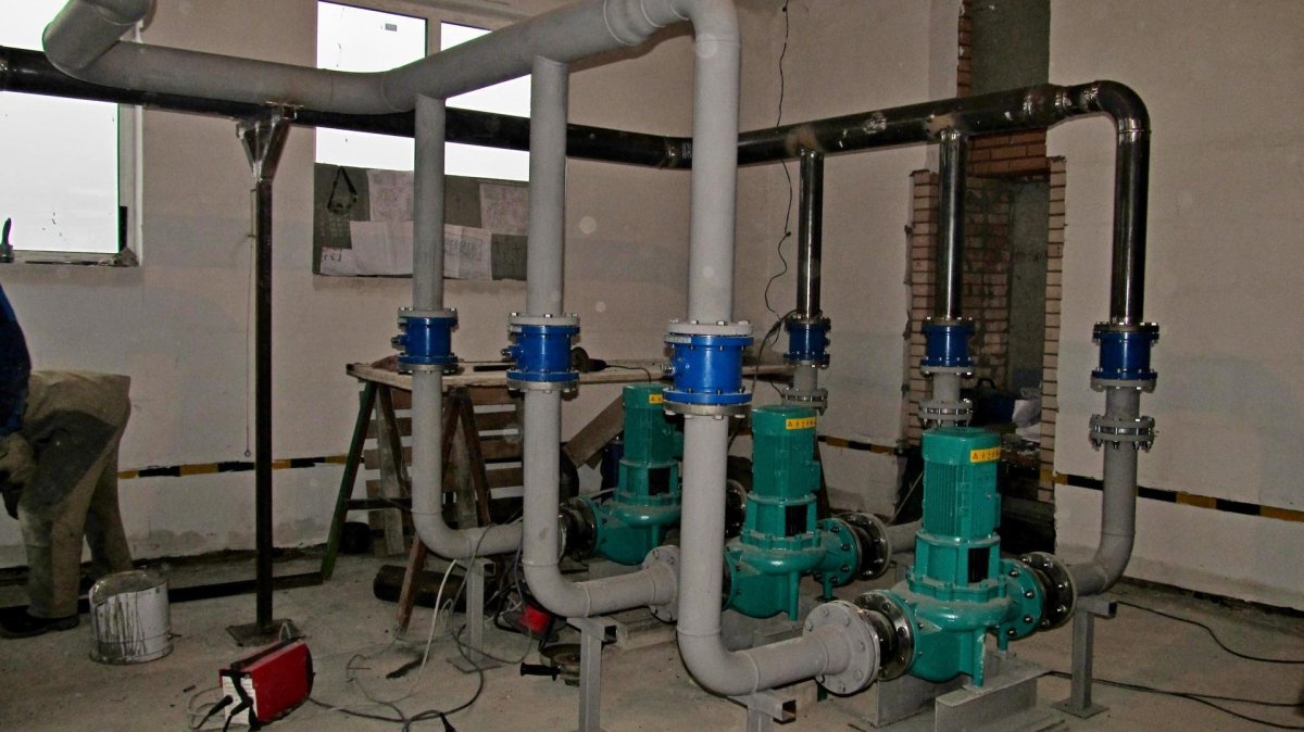 Трубная обвязка насосов дозаторов