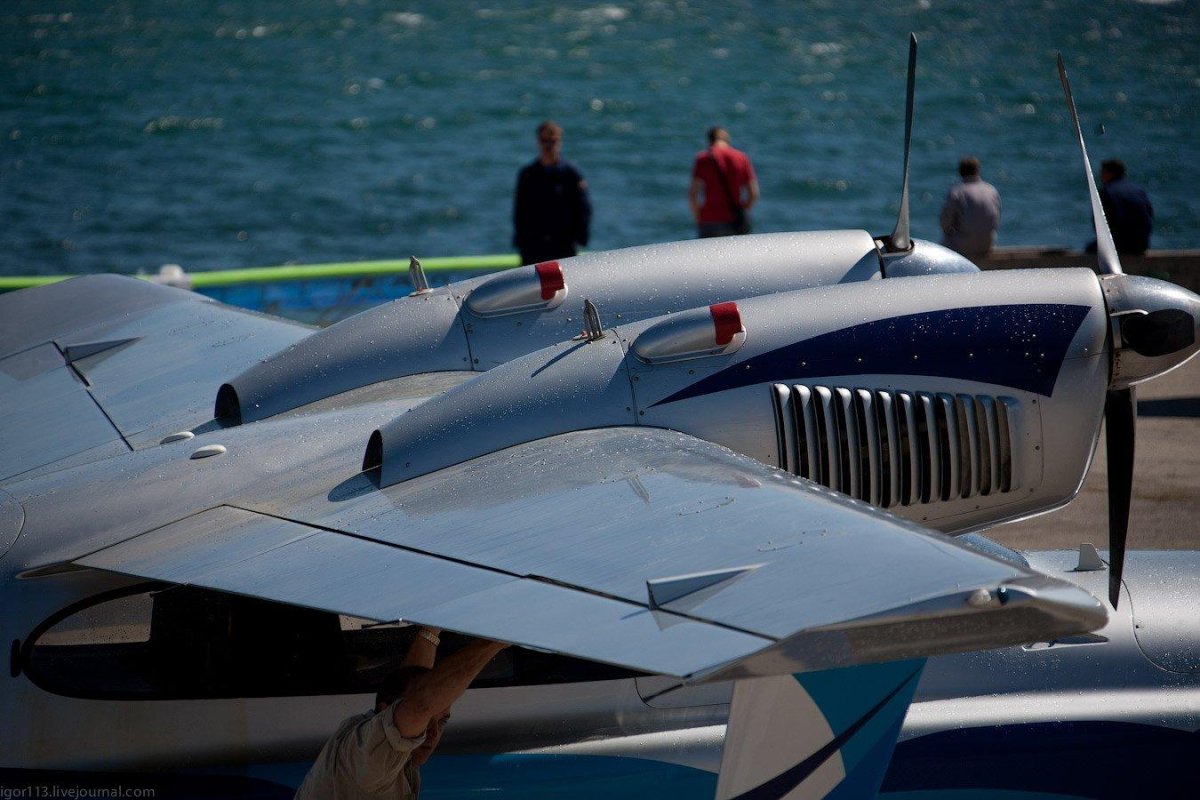 Самолет-амфибия la8 АЭРОВОЛГА