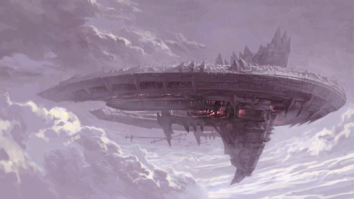 Инопланетные корабли Sci-Fi Art