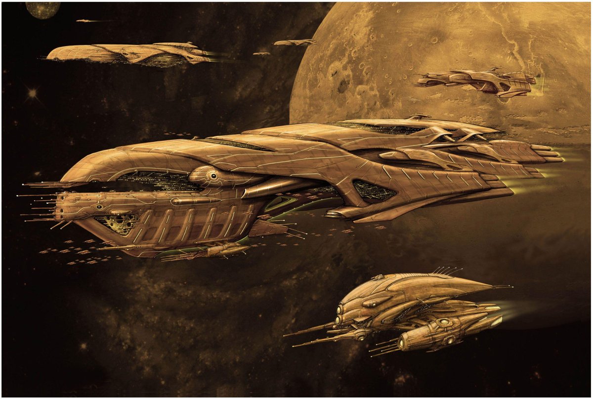 Sci Fi Alien Spaceship космические корабли Art