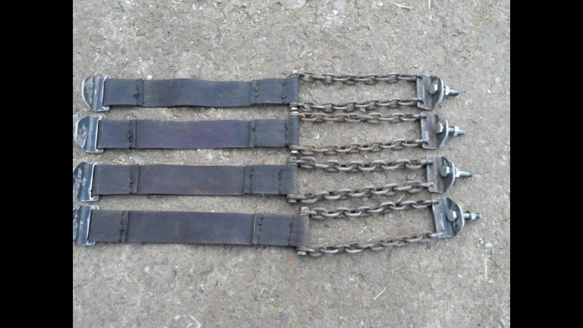 Браслеты противоскольжения на ВАЗ 2107