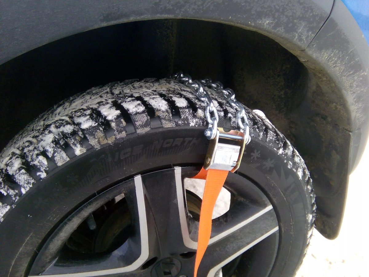 Цепи противоскольжения своими руками