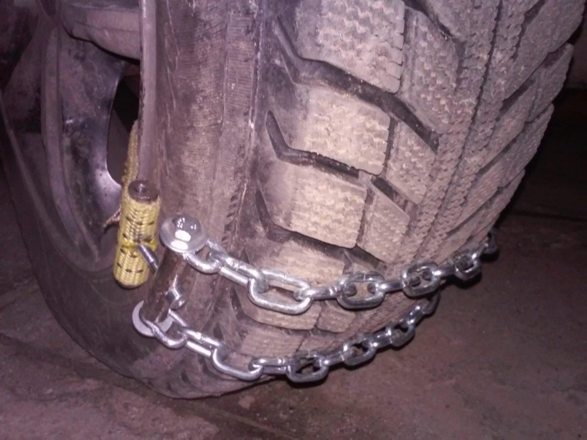 Браслеты противоскольжения на ВАЗ