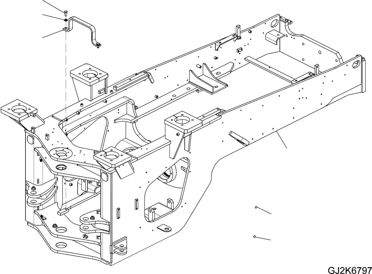 Рама погрузчика вилочного ап414