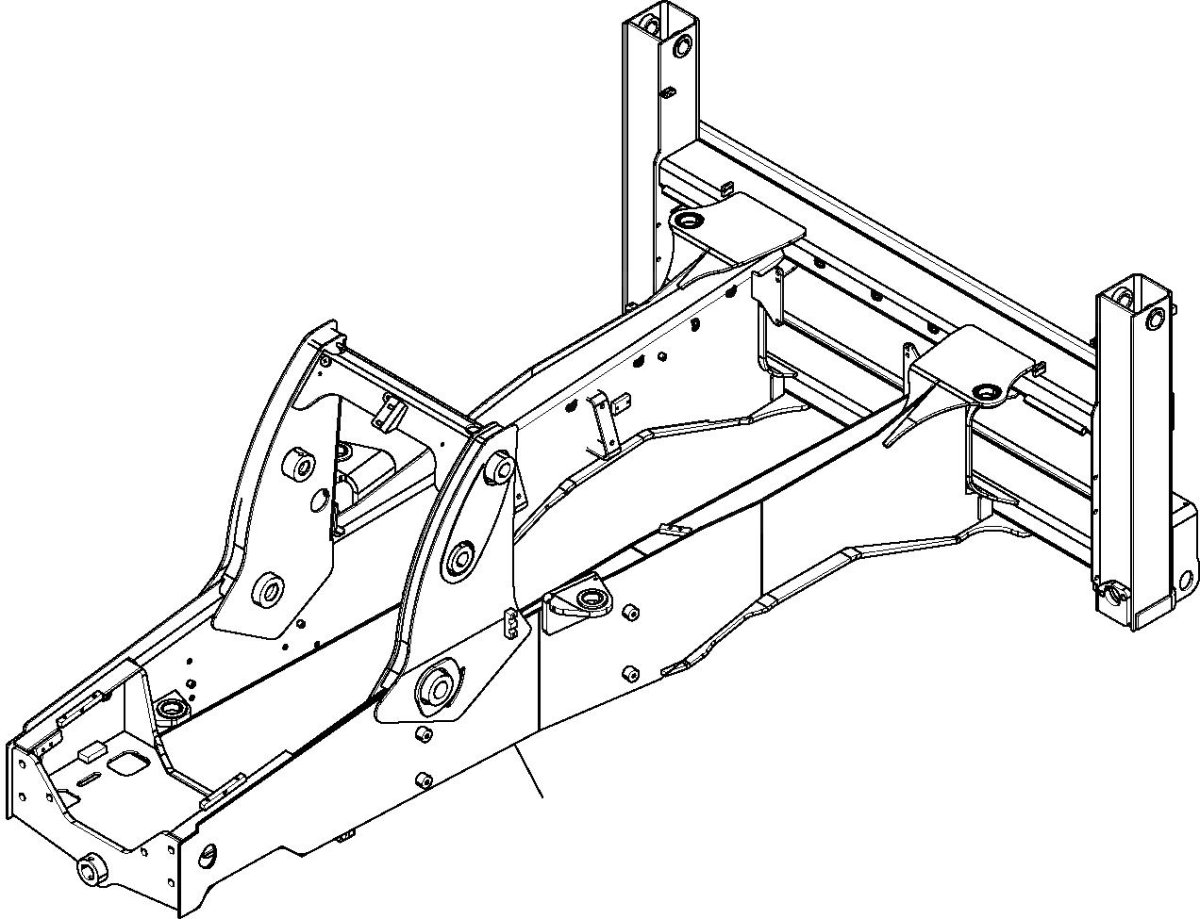 Рама трактора JCB 3 X