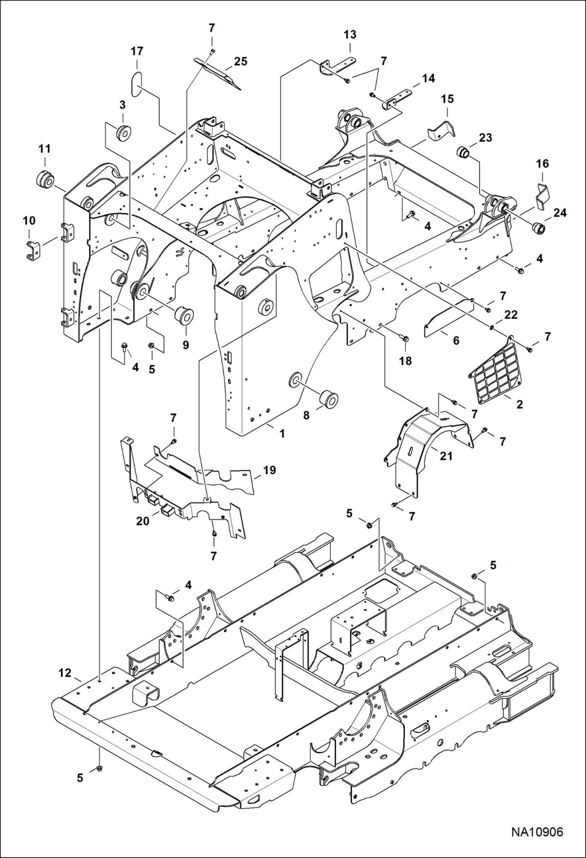 Рама 7276373 Bobcat