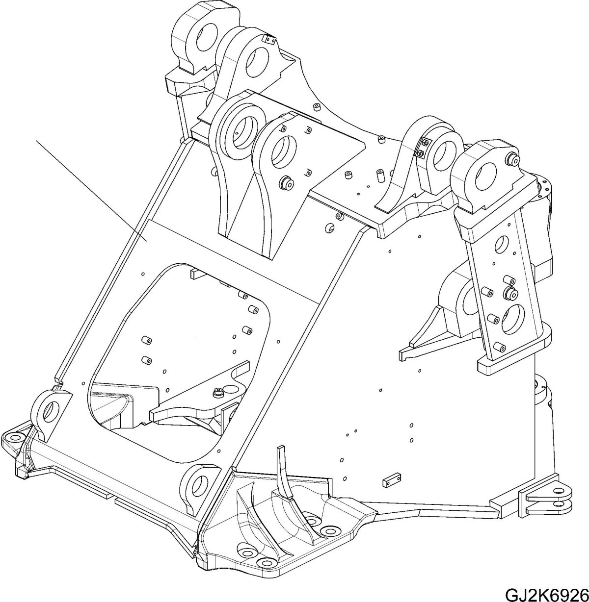 Погрузчик с шарнирно-сочлененной рамой