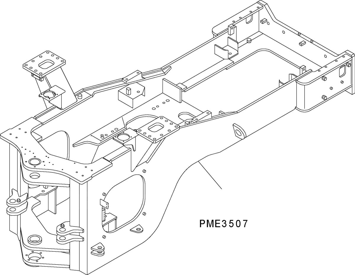 Рама Комацу рс50