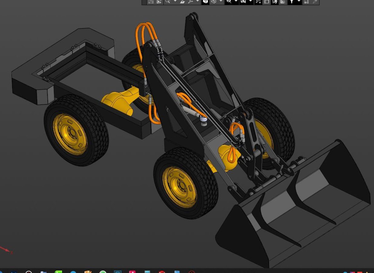 Чертежи минипогрузчика переломки своими руками