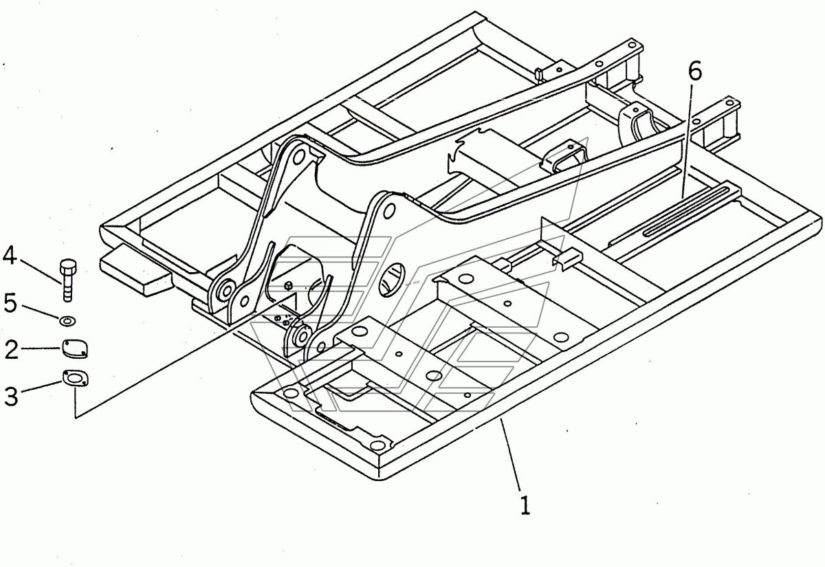 Рама Комацу рс50