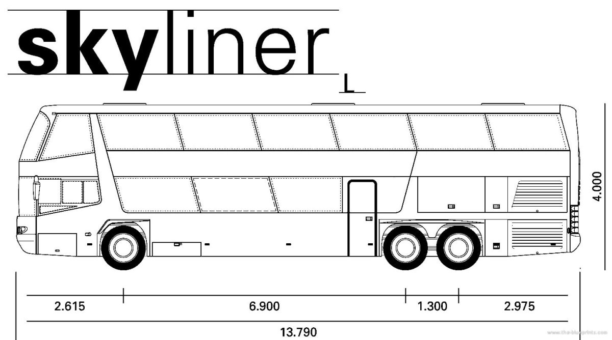 Неоплан 122 габариты