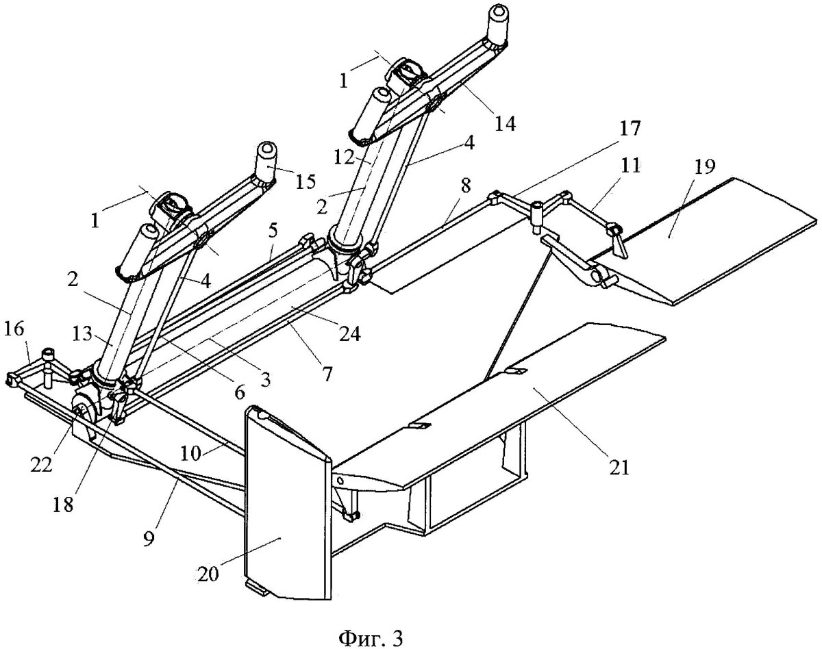 Механизм управления закрылками АН-2