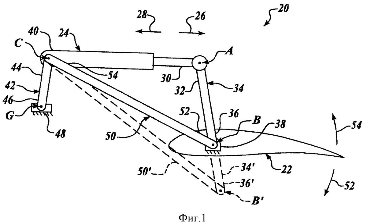 Поворотное движение пневмоцилиндром