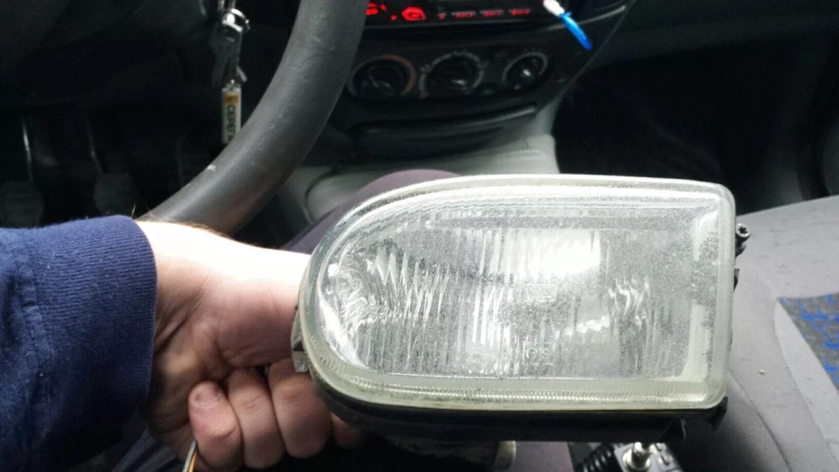 Противотуманные фары на Рено Меган 1 Сценик