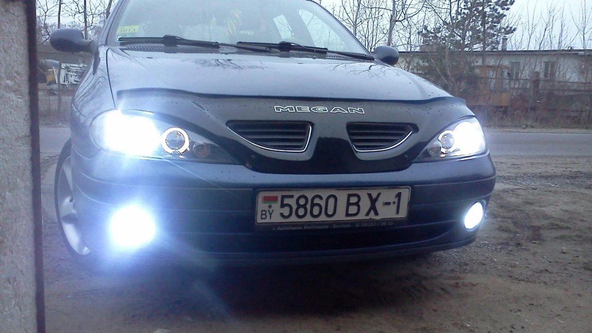 Ксенон штатно Рено Меган 2