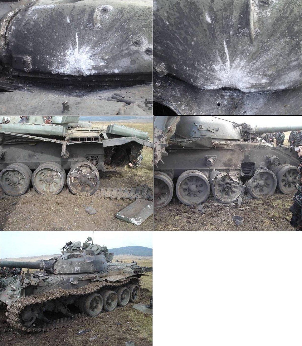 Попадание снаряда танка т72 в БТР 80