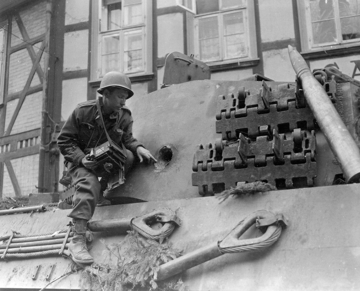 Тигр танк пробитие ВОВ