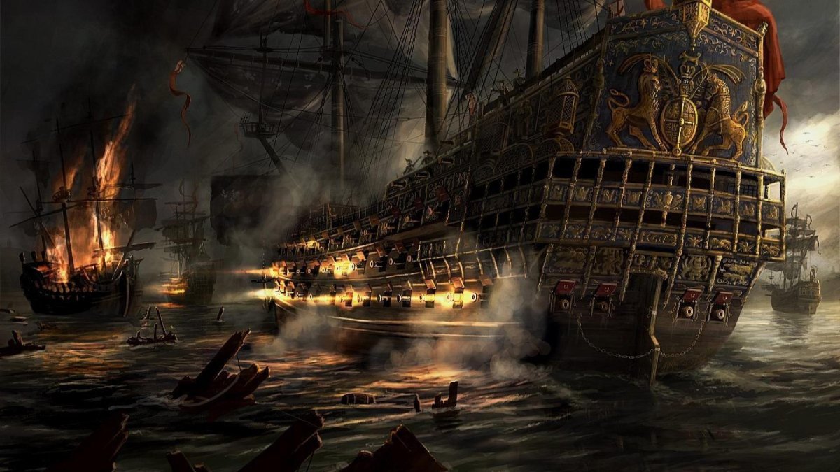 Empire total War арт корабль