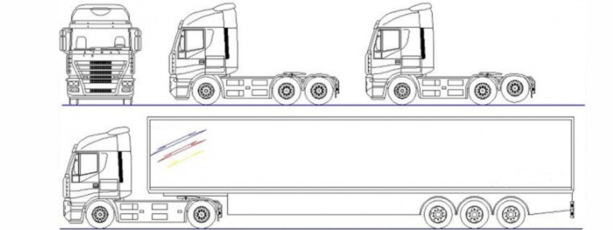 Габариты Ивеко Стралис тягач