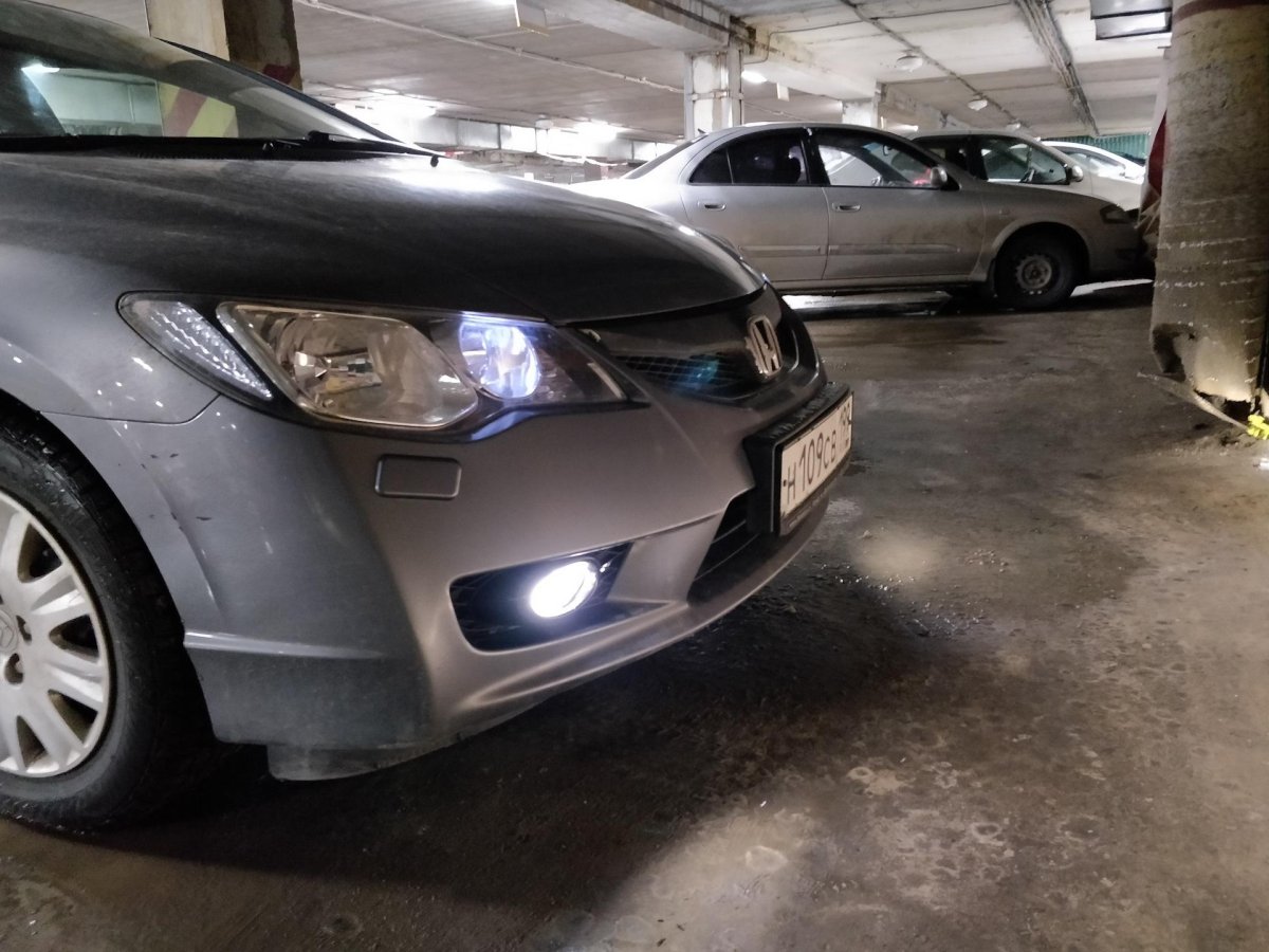 Led туманки Honda Civic 4d