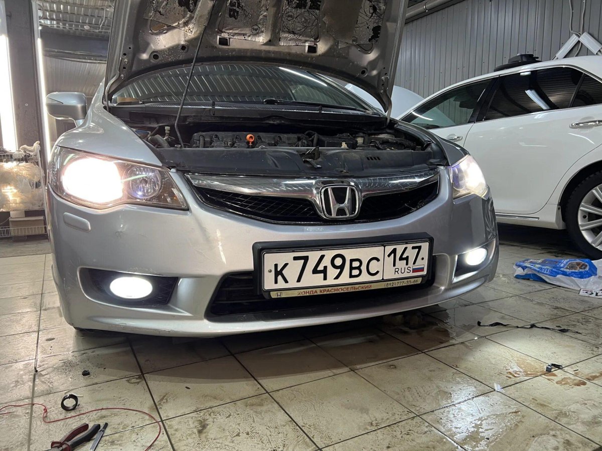 Светодиодные ПТФ Civic 4d