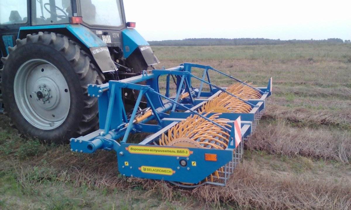 Ворошилка - вспушиватель лент льна ВВЛ-3