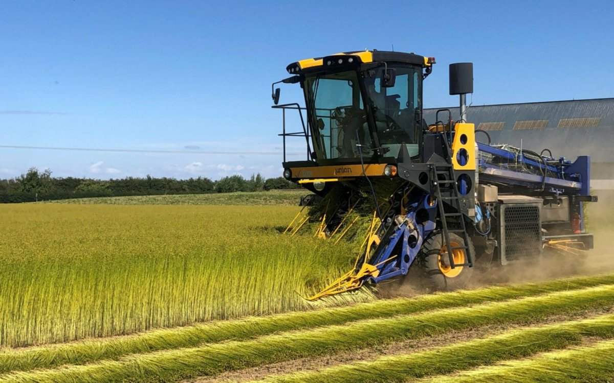 Техника для уборки льна