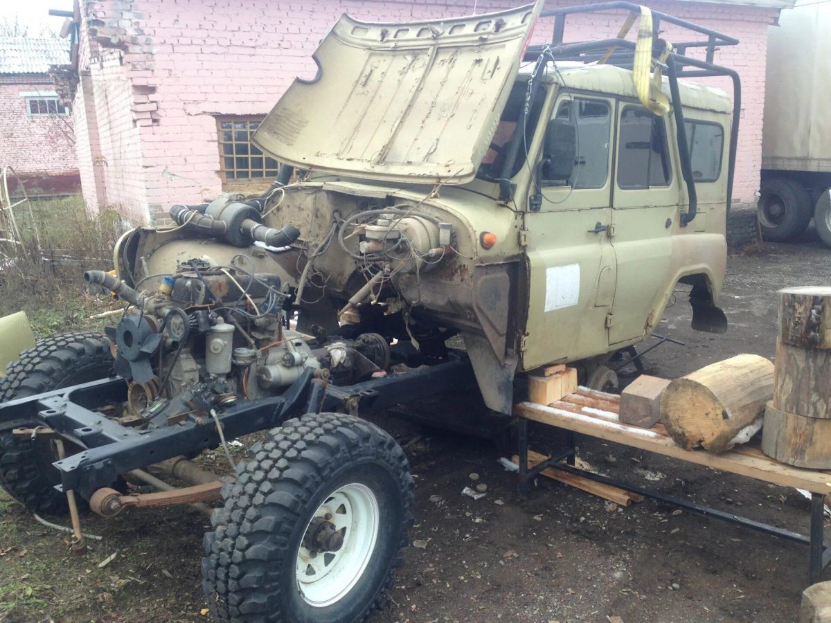 Рама УАЗ 3151 снизу