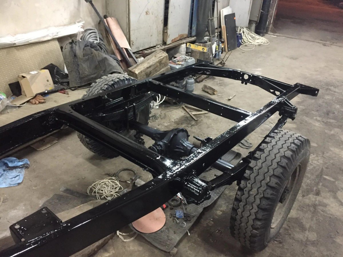 Рама с агрегатами УАЗ 452