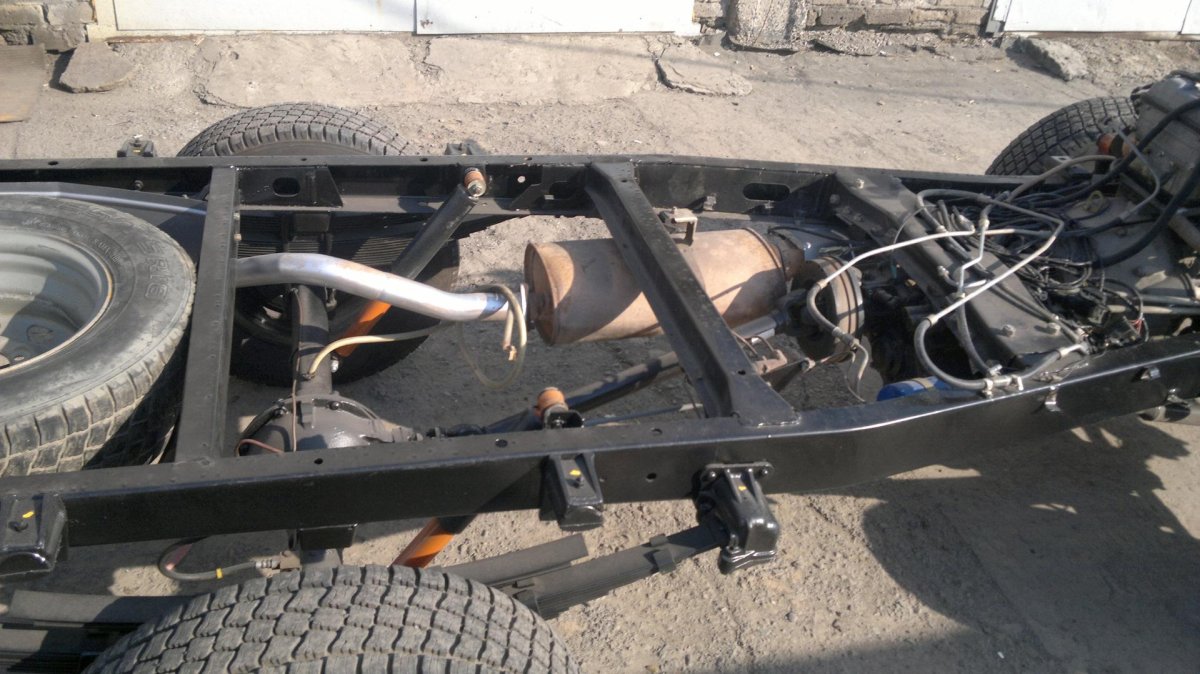 Рама УАЗ 3151 снизу
