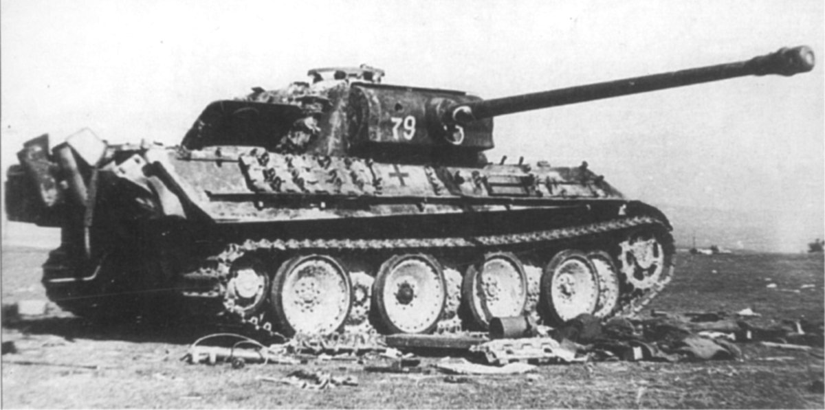 Танк пантера 1945