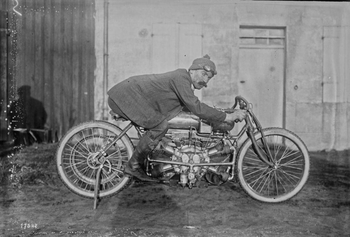 Dark Academia old Motorcycle Mechanics