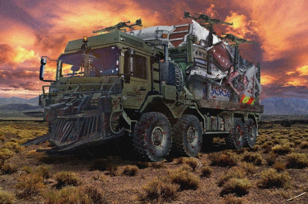 КАМАЗ гантрак постапокалипсис