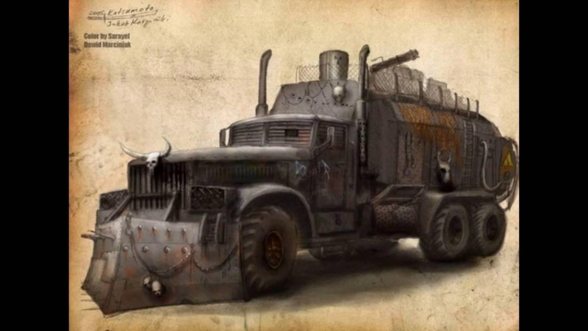 КРАЗ 255 постапокалипсис