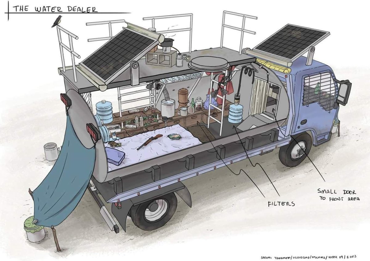 Фургон для выживания в зомби апокалипсис