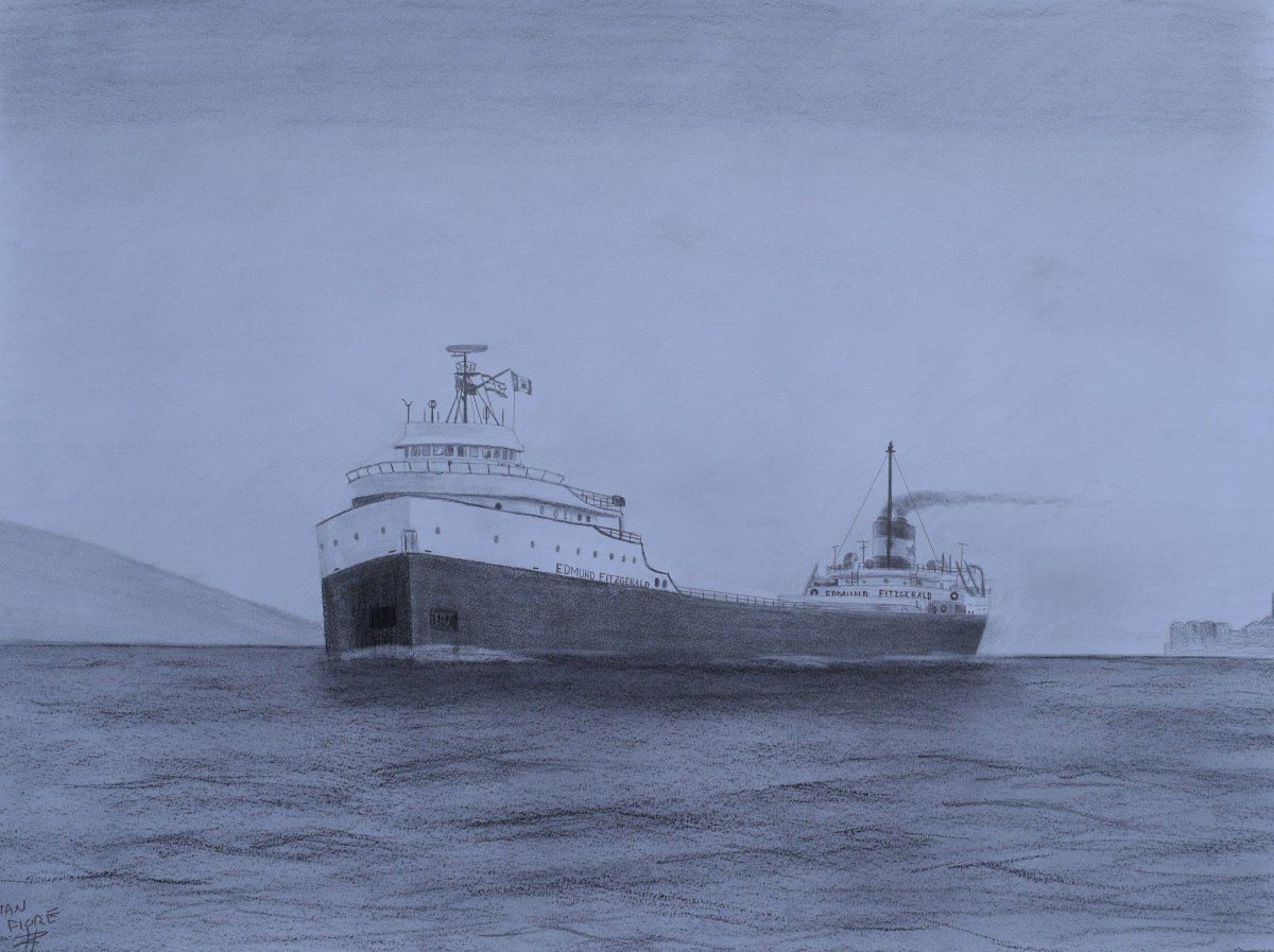 SS Edmund Fitzgerald на дне