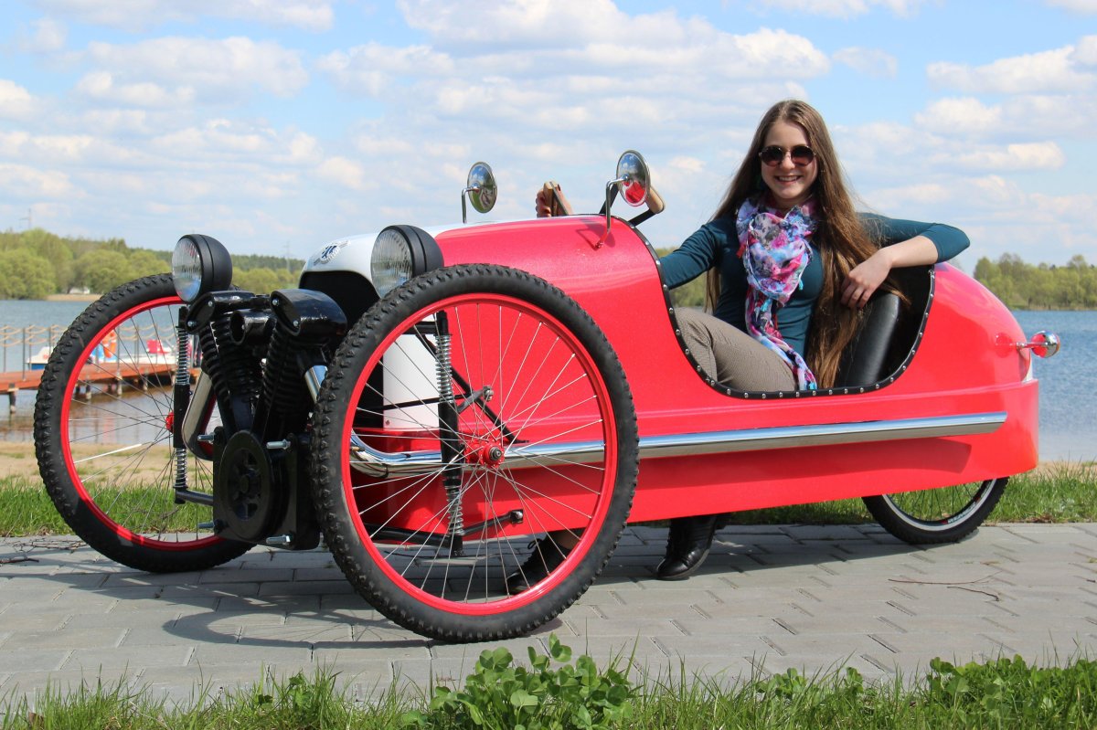 Трицикл веломобиль лигерад