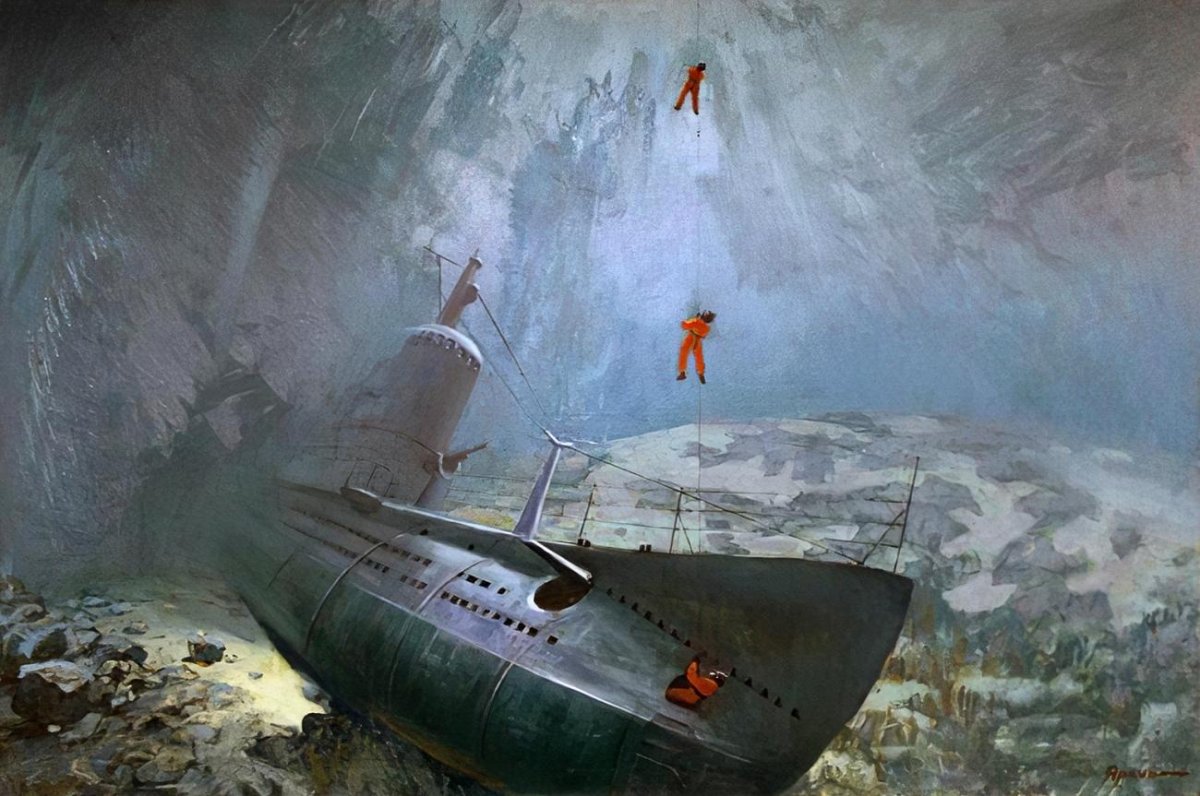 Художник Владимир Мухачев картины. Подводные лодки