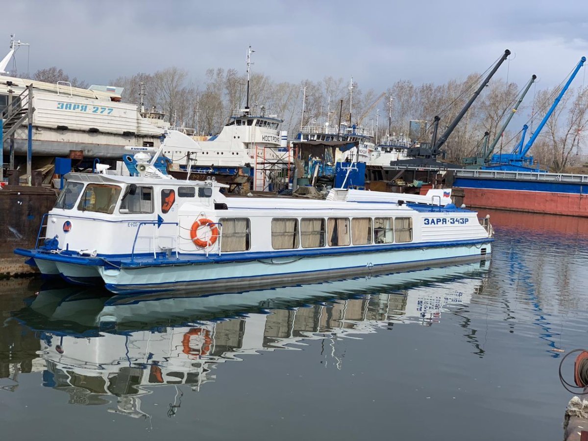 Заря 343р Красноярск теплоход