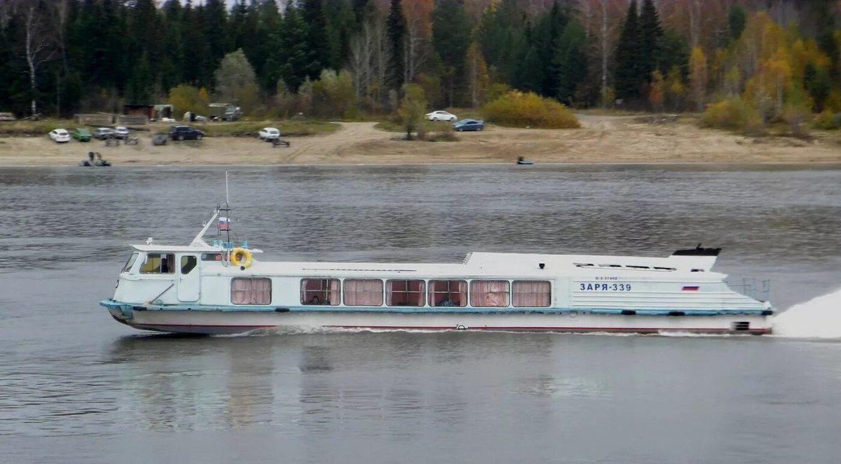 Теплоход Заря 263