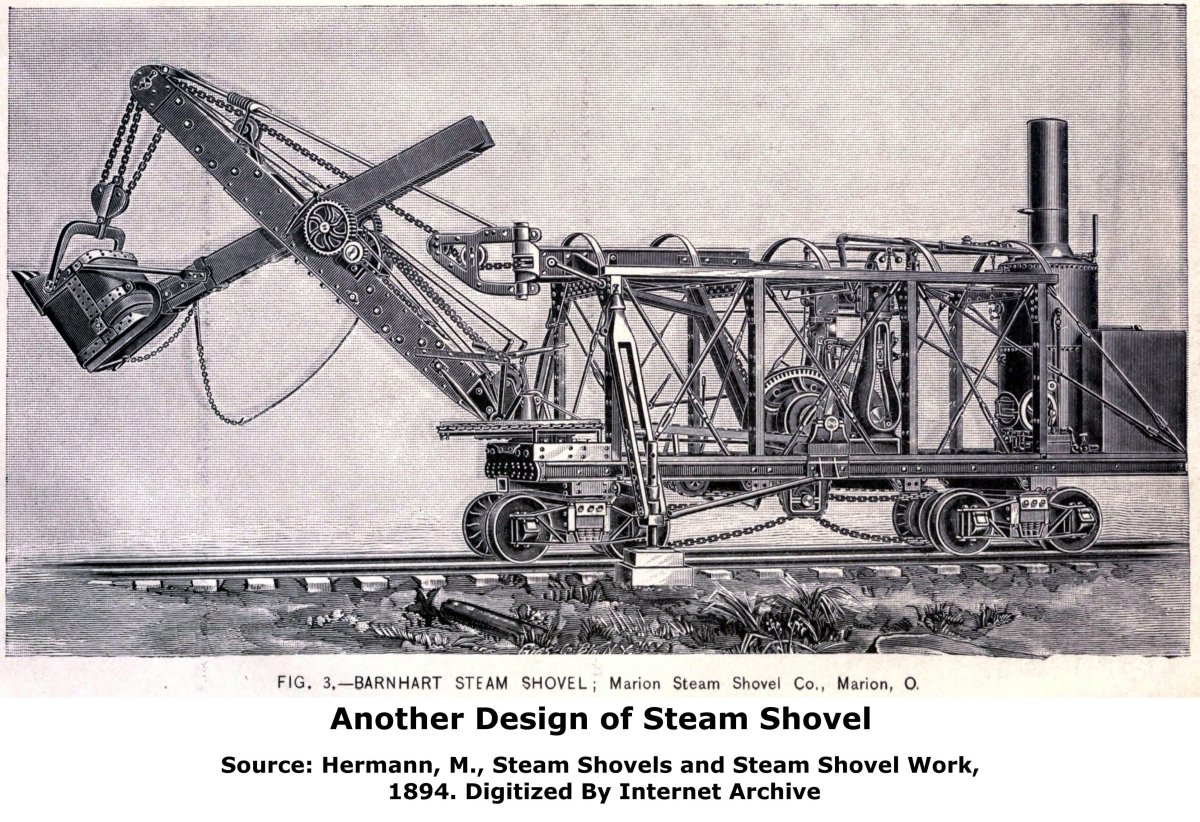 Паровой экскаватор Марион