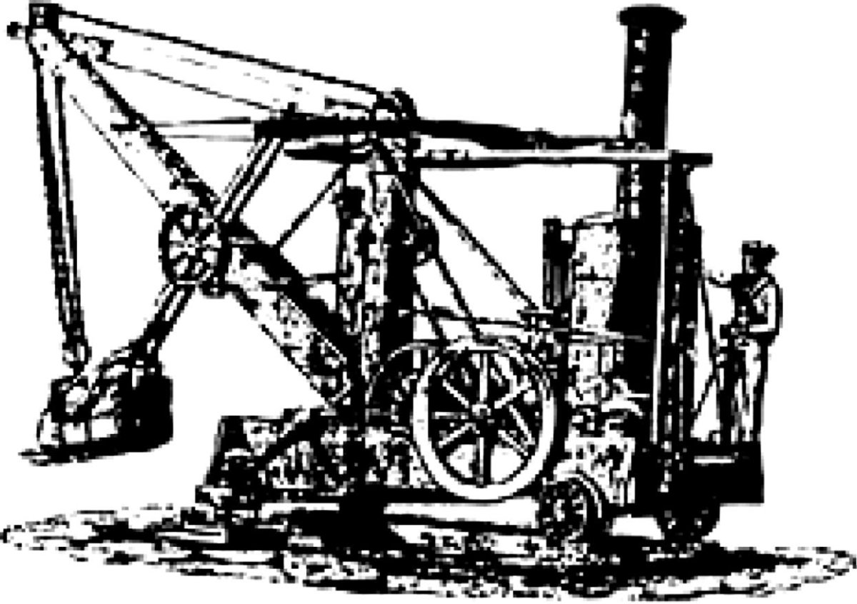 Паровые экскаваторы 19 века