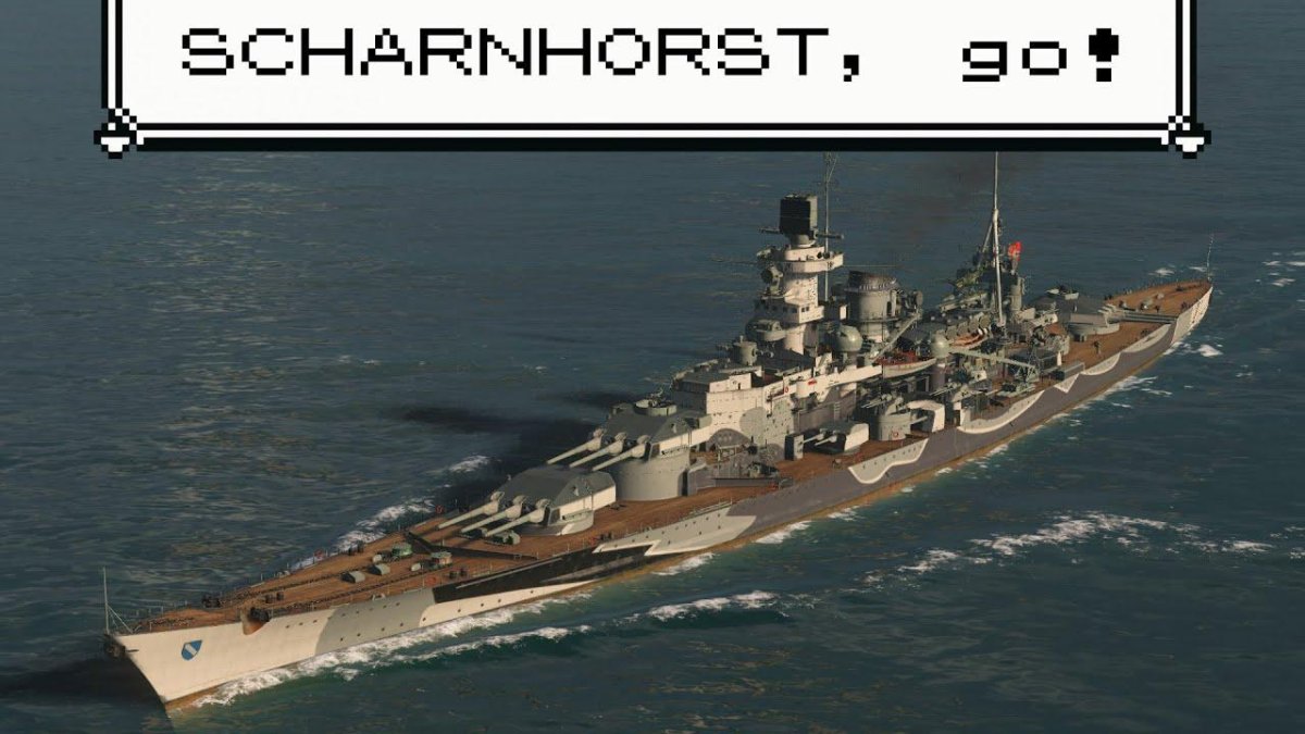 World of Warships Шарнхорст