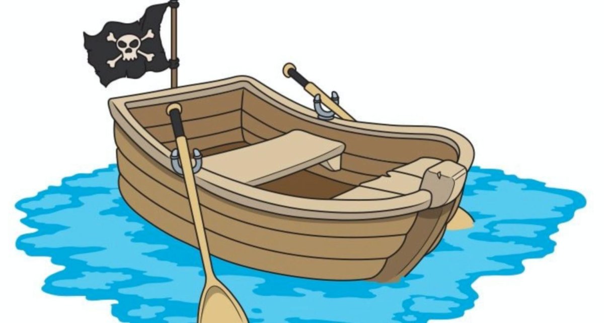 Лодка мультяшный