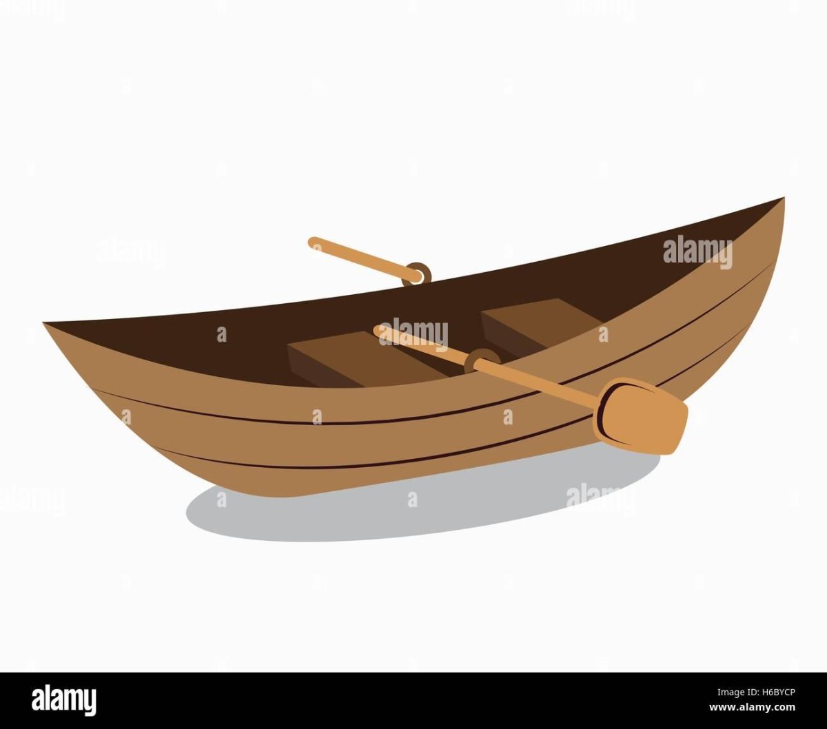 Лодка деревянная из мультика
