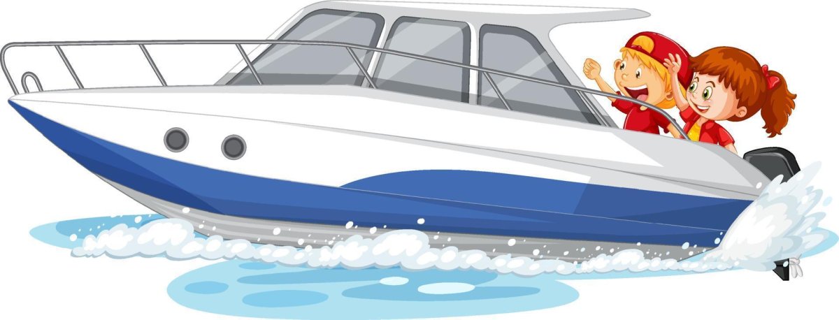 Катер вектор