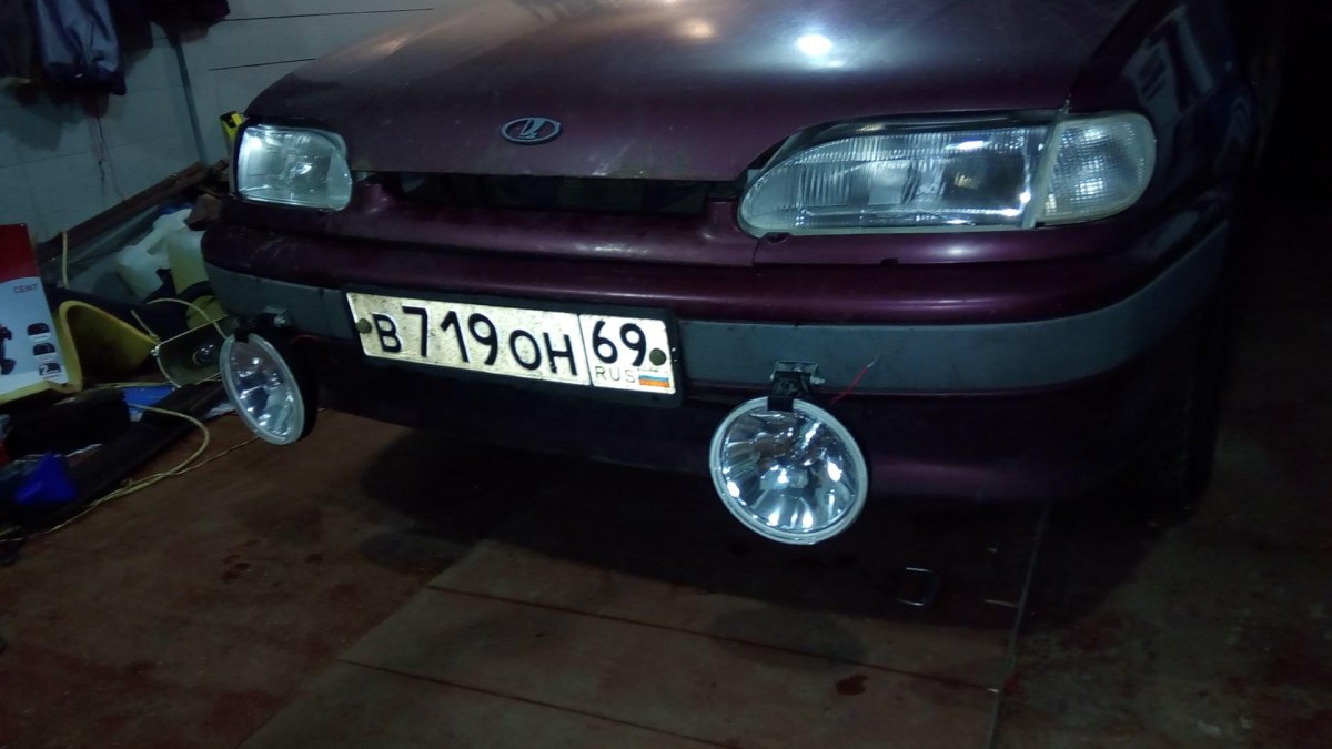 Доп ПТФ на ВАЗ 2114